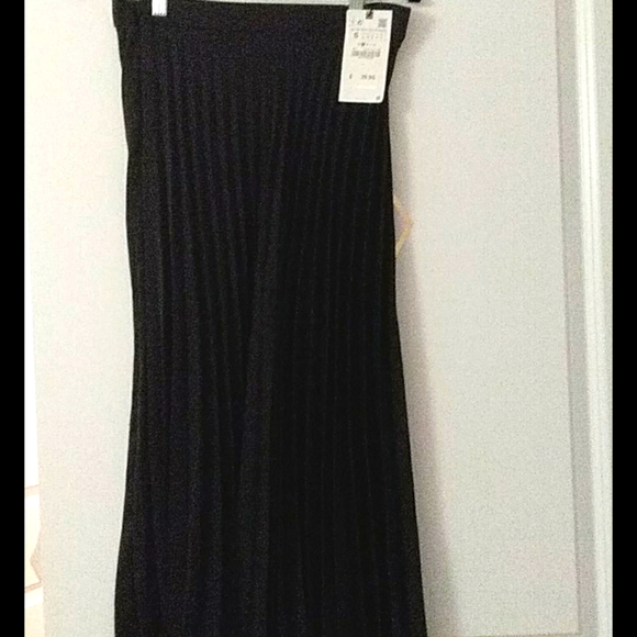 NWT Woman zara midi accordian pleated small - Picture 1 of 2